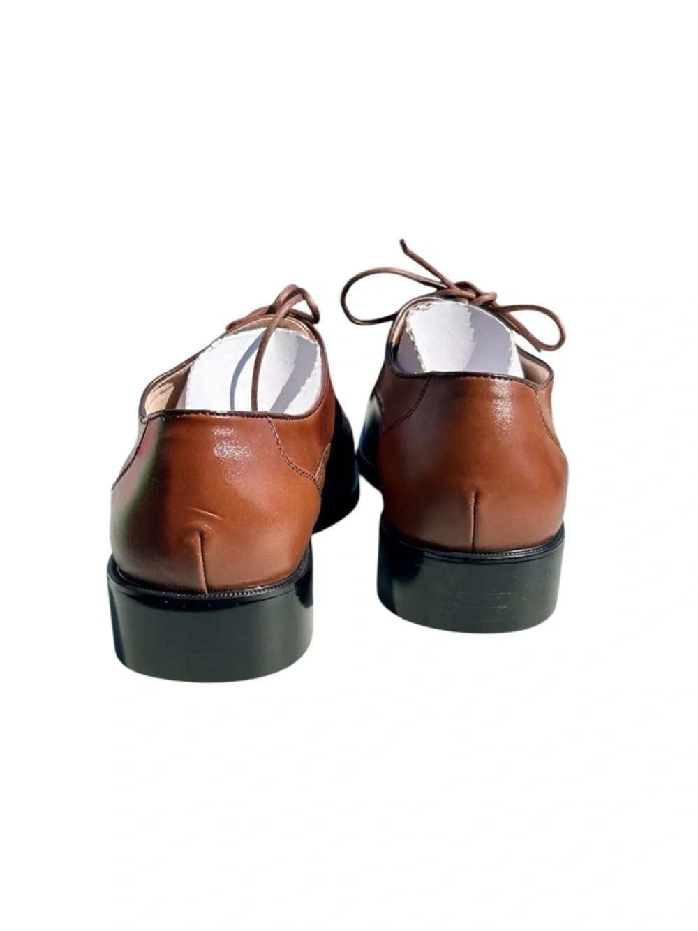 Men’s Brown Leather Dress Shoes | Italian Style | Size 7 | Classic Oxford